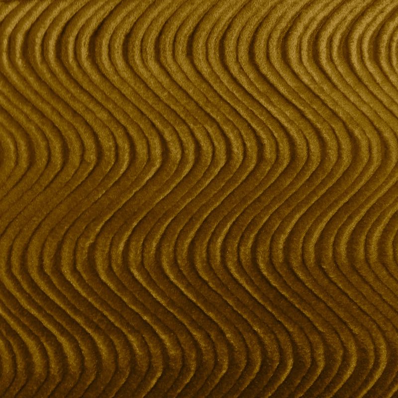 Flocking Velvet with Wave: 418 Taupe