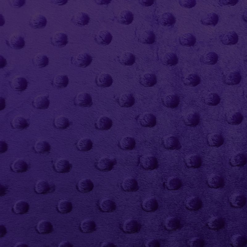 Minky Dots: 27 Dark Purple