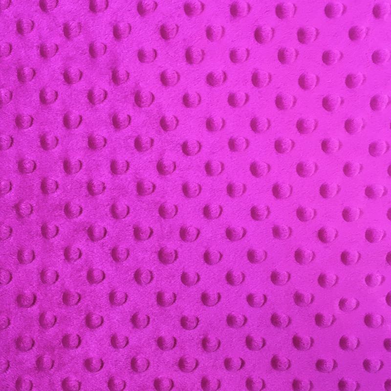 Minky Dots: 69 Fuchsia