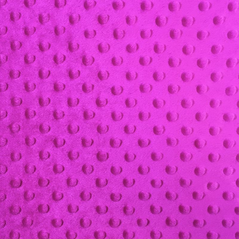 Minky Dots: 69 Fuchsia