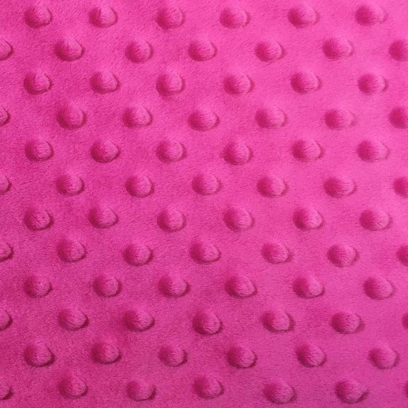 Minky Dots: 64 Hot Pink