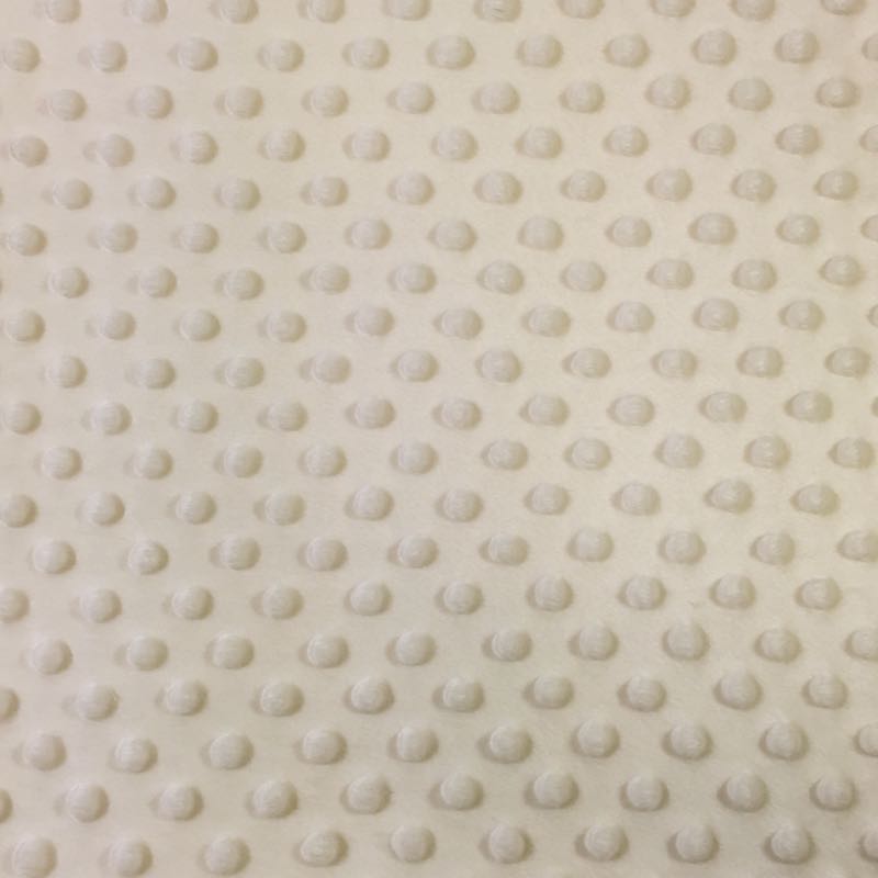 Minky Dots: 20 Ivory - Click Image to Close
