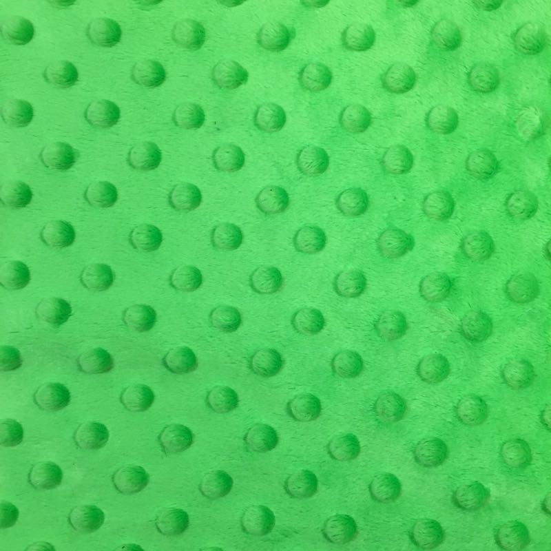 Minky Dots: 60 Lime - Click Image to Close