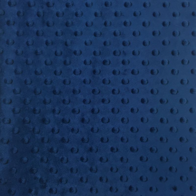 Minky Dots: 08 Navy Blue - Click Image to Close
