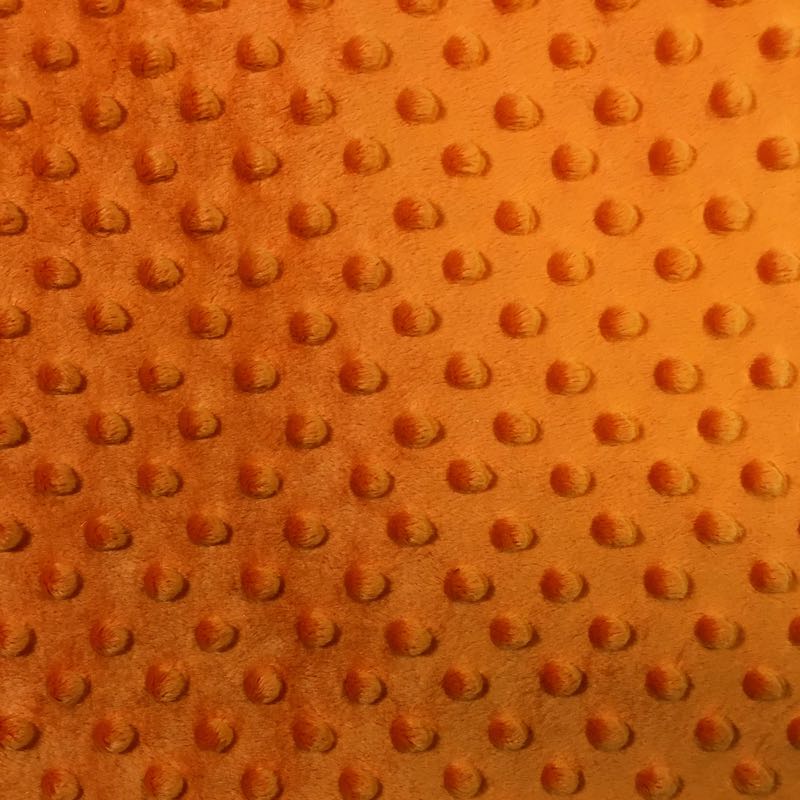 Minky Dots: 37 Orange - Click Image to Close