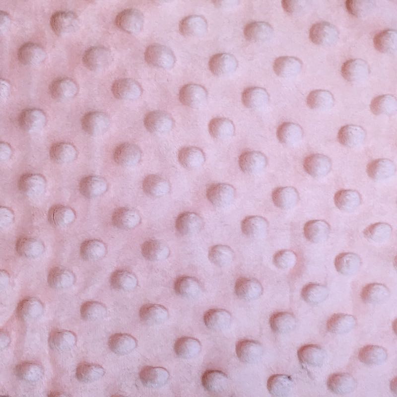 Minky Dots: 25 Peach - Click Image to Close