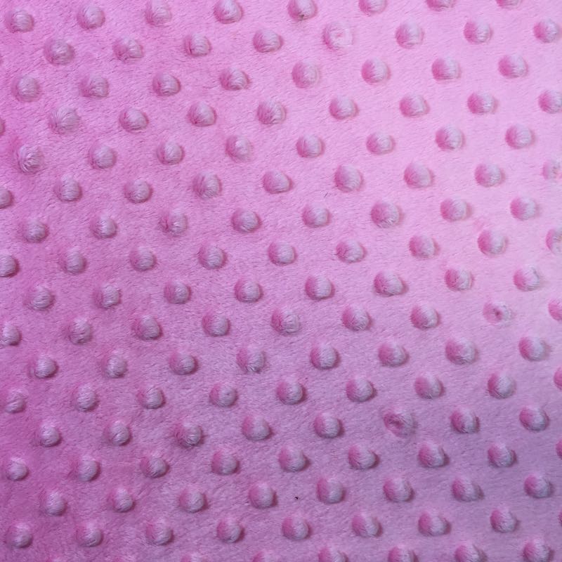 Minky Dots: 63 Pink - Click Image to Close