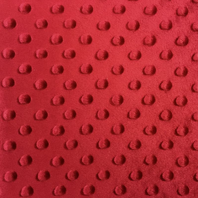 Minky Dots: 13 Red
