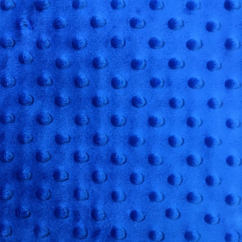 Minky Dots: 09 Royal Blue - Click Image to Close