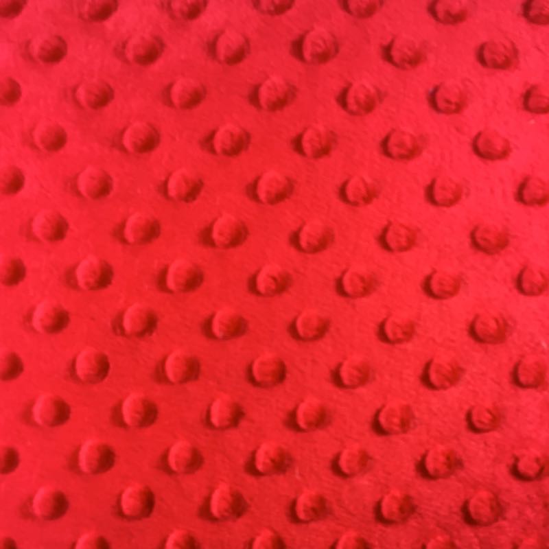 Minky Dots: 71 Tomato - Click Image to Close
