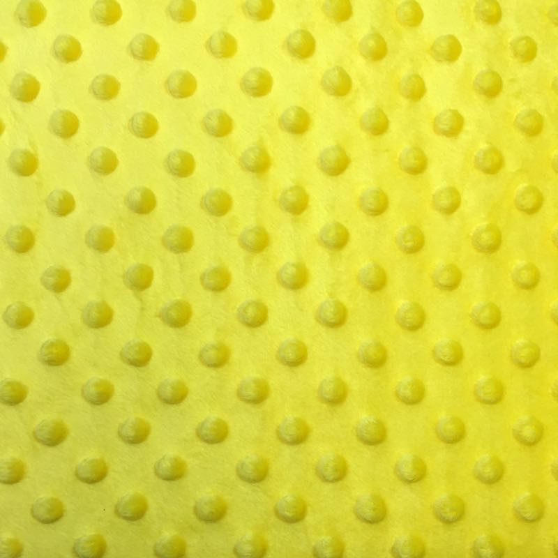 Minky Dots: 06 Yellow - Click Image to Close