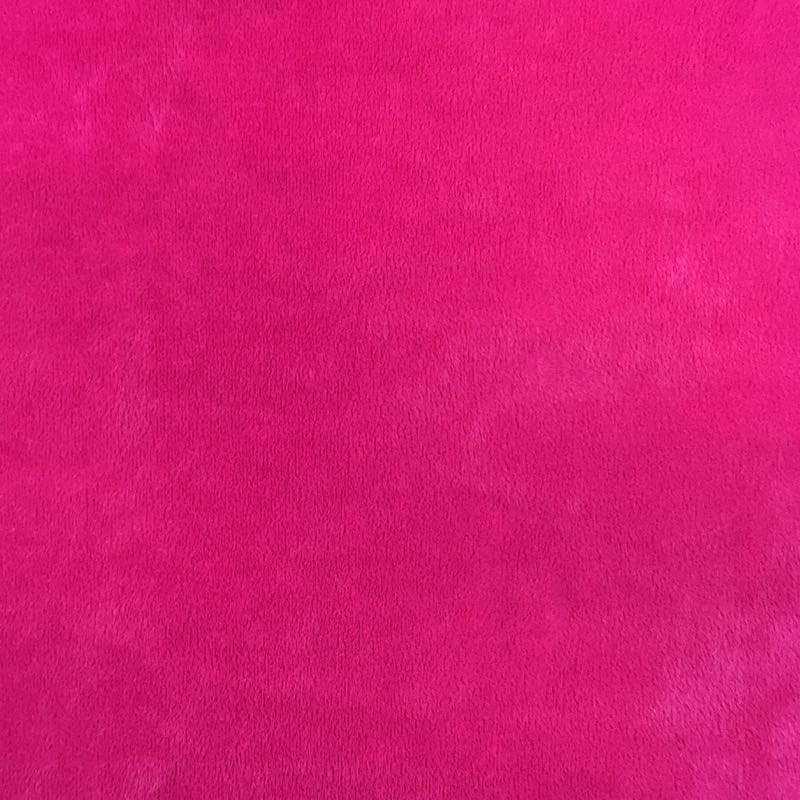 Minky Plain: 14 Hot Pink
