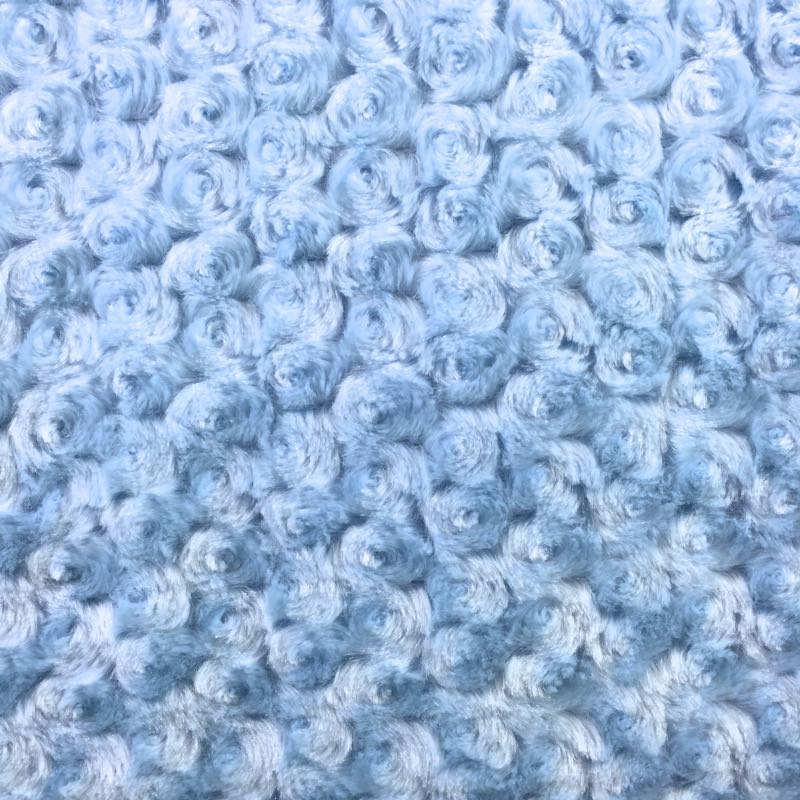 Minky Rose: 15 Baby Blue - Click Image to Close