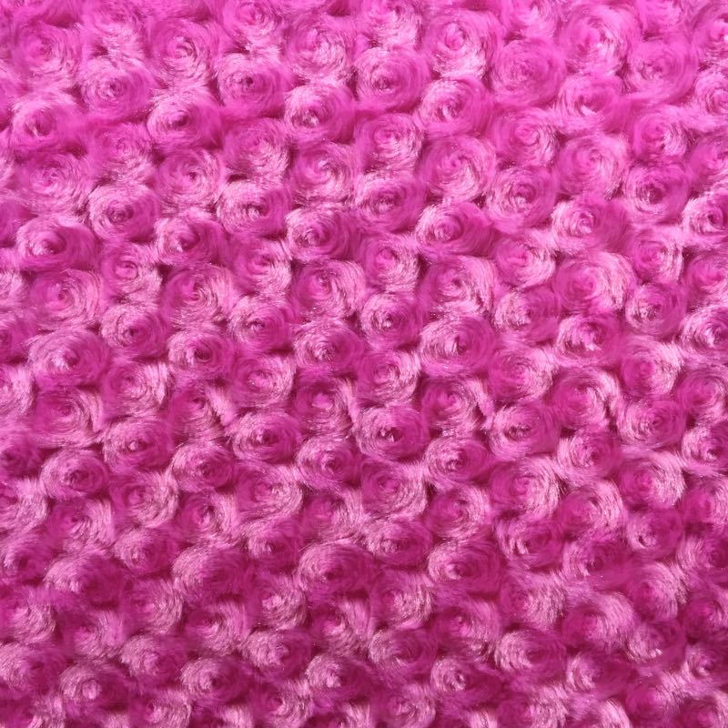 Minky Rose: 10 Fuchsia - Click Image to Close