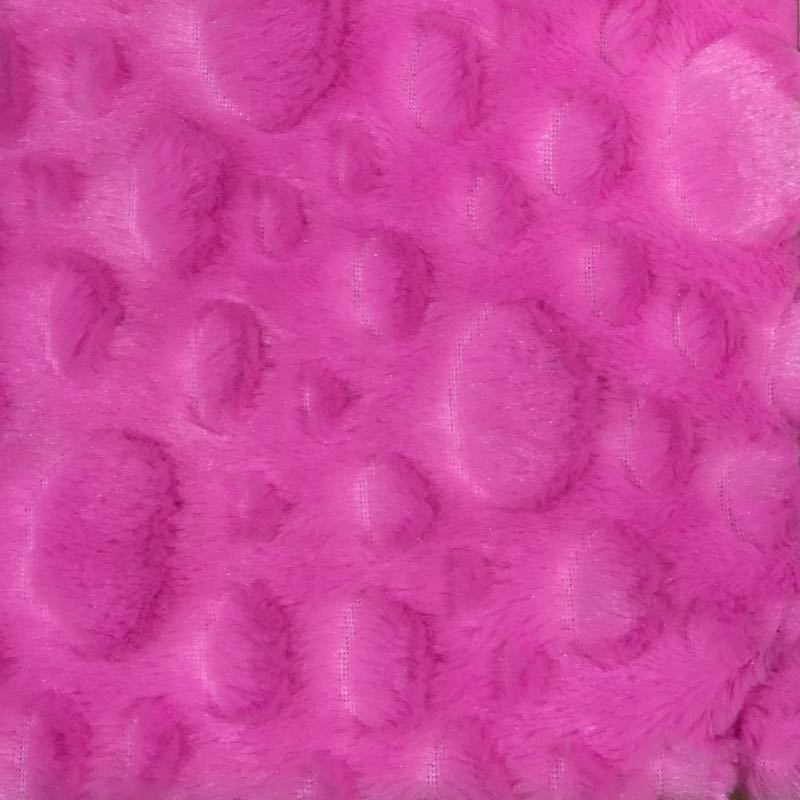 Minky Stone: 1201 Hot Pink