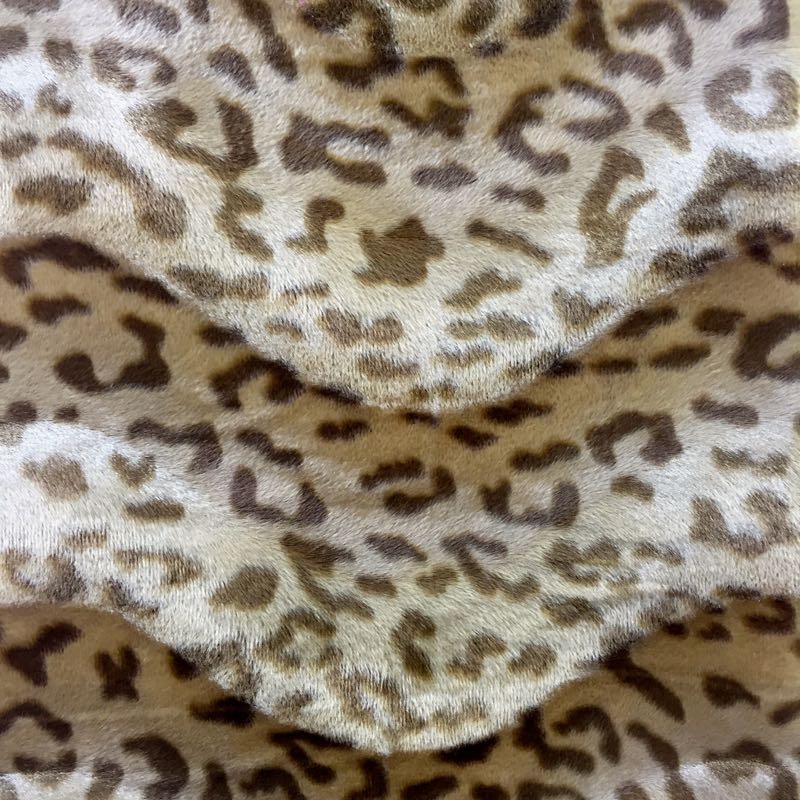 Velboa Animal Prints: 31 Baby Leopard Camel - Click Image to Close