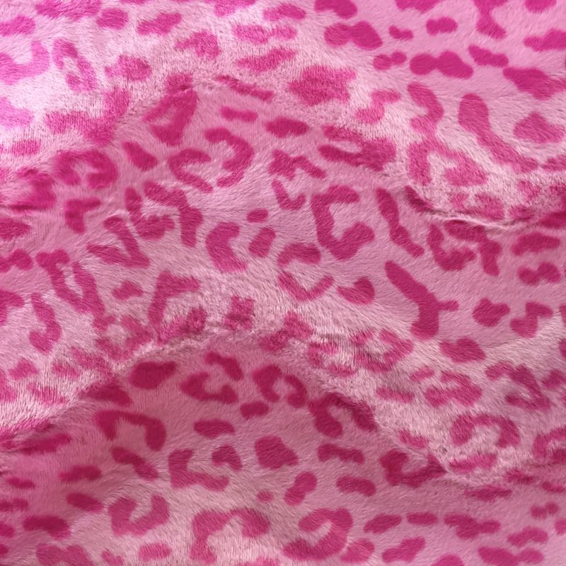 Velboa Animal Prints: 32 Baby Leopard Pink