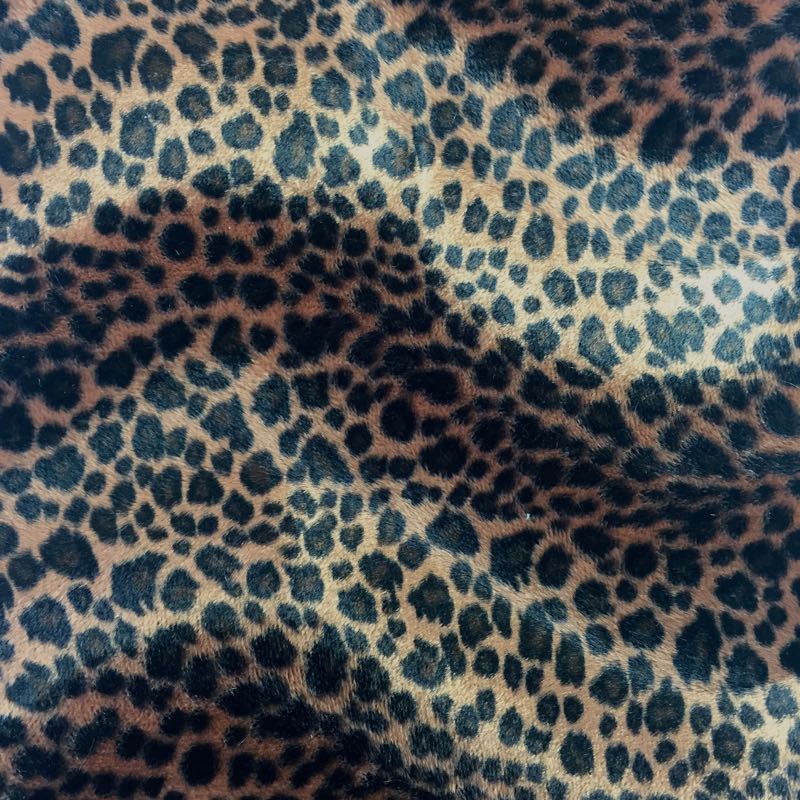 Velboa Animal Prints: 54 Cheetah Chocolate - Click Image to Close