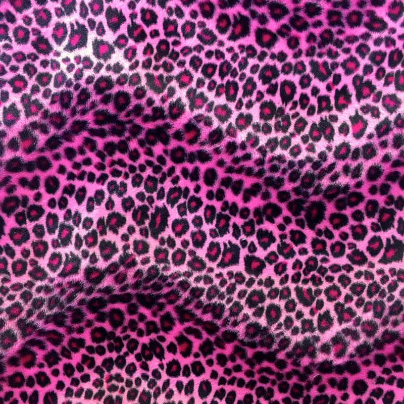 Velboa Animal Prints: 28 Cheetah Pink - Click Image to Close