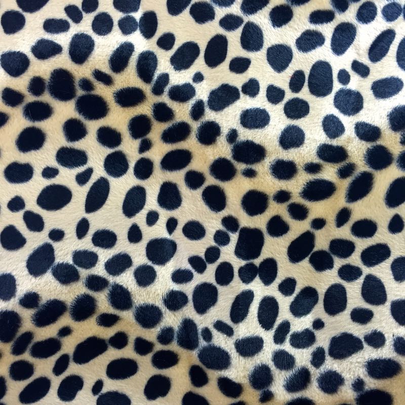 Velboa Animal Prints: 12 Dalmatian Taupe - Click Image to Close