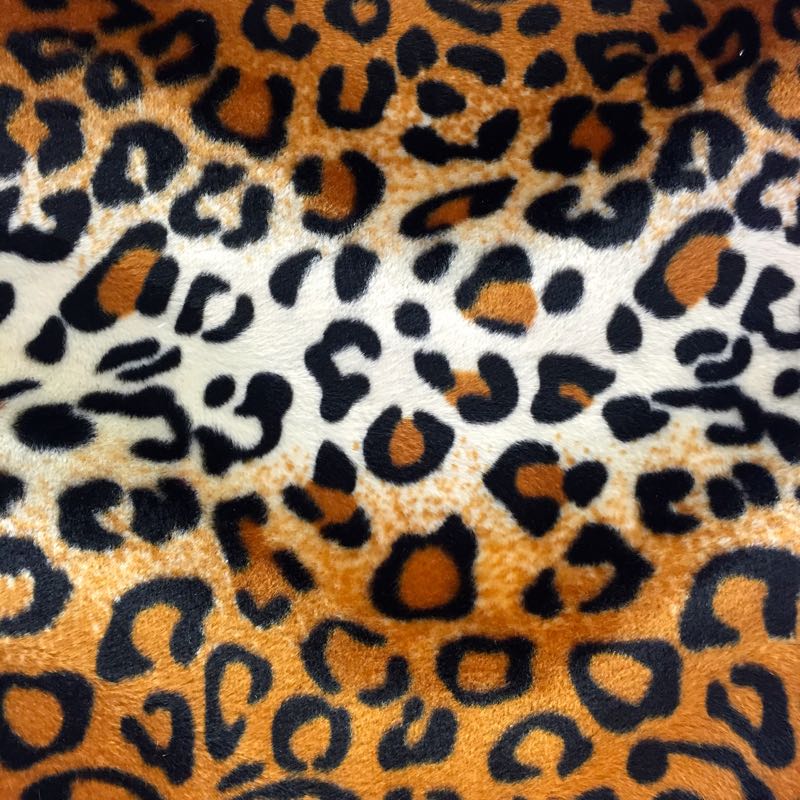 Velboa Animal Prints: 42 Leopard Copper - Click Image to Close