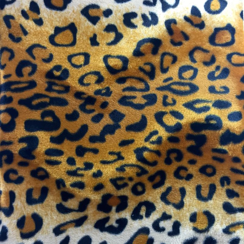 Velboa Animal Prints: 05 Leopard Gold - Click Image to Close