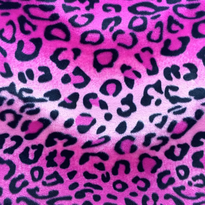 Velboa Animal Prints: 36 Leopard Pink