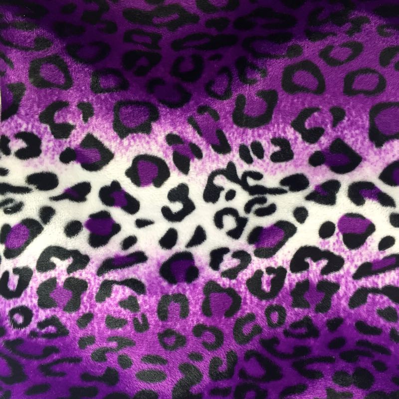 Velboa Animal Prints: 08 Leopard Purple