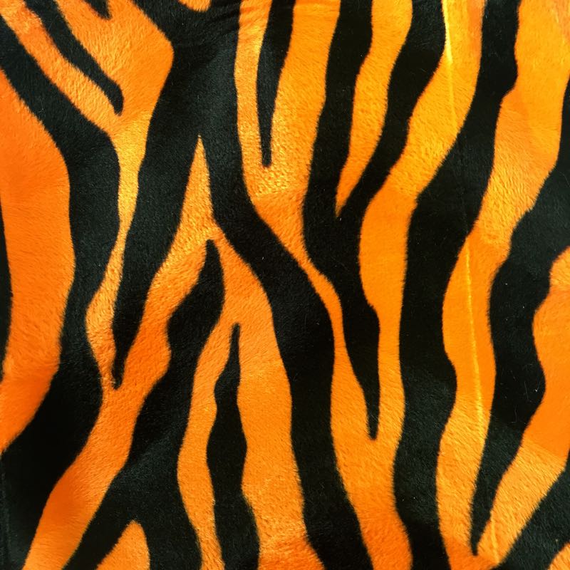 Velboa Animal Prints: 49 Zebra Orange