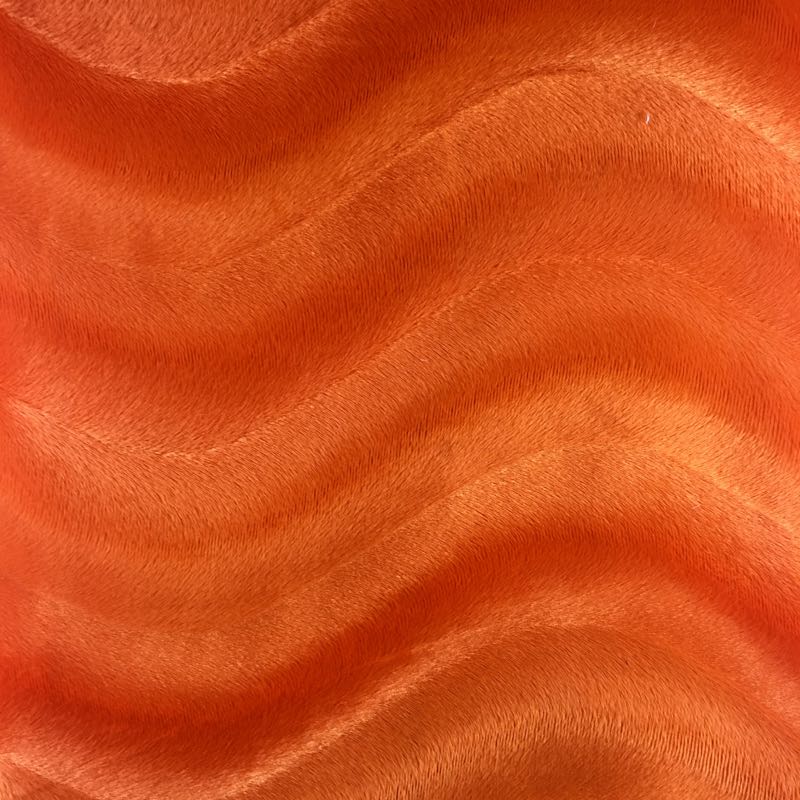 Velboa Plain with S-Wave: 263 Orange - Click Image to Close